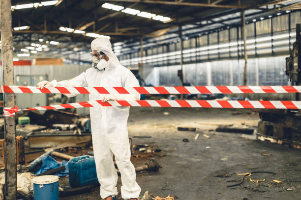 Professional Infectious Disease Decontamination technician working in Sloan, NY